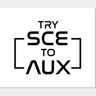 Try SCE to AUX Posters and Art